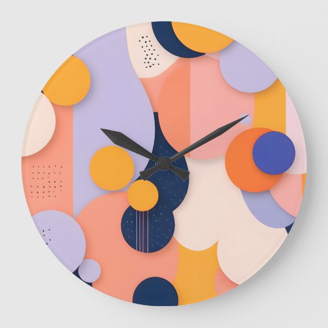 Färg Sphere Fusion Stor Klocka (Framsida)