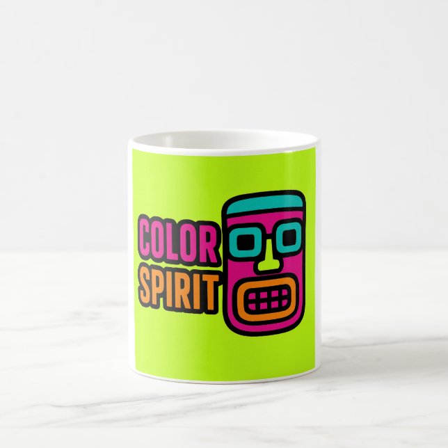 Färg Spirit - Neon Tribal Mugg (Center)