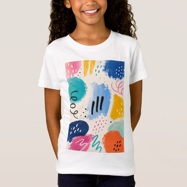 Färg Splash Äventyrs T-Shirt (Framsida)