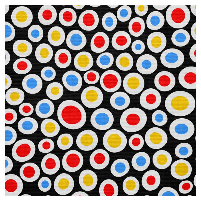 Färg Spots Mönster 230515 Tyg (Provkarta)