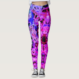 Färg sprängning leggings