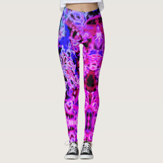 Färg sprängning leggings