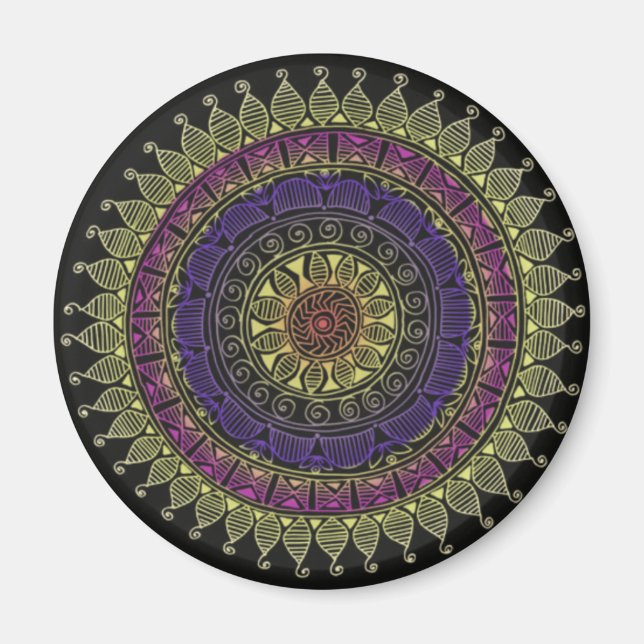 Färg sprängning magnet (Framsidan)