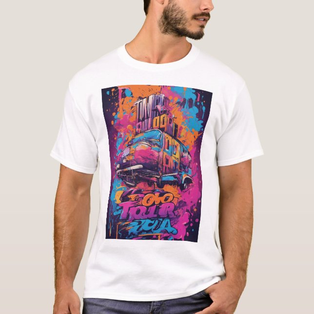 Färg Springa Vibes Tee (Framsida)