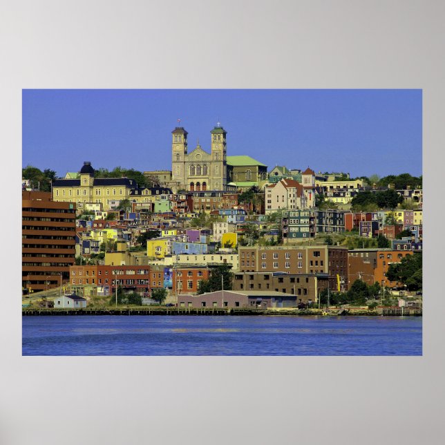 Färg stad poster (Framsidan)