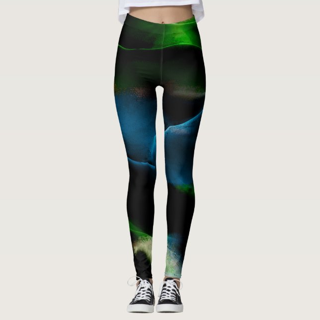 Färg Stänk #10 Leggings (Framsida)
