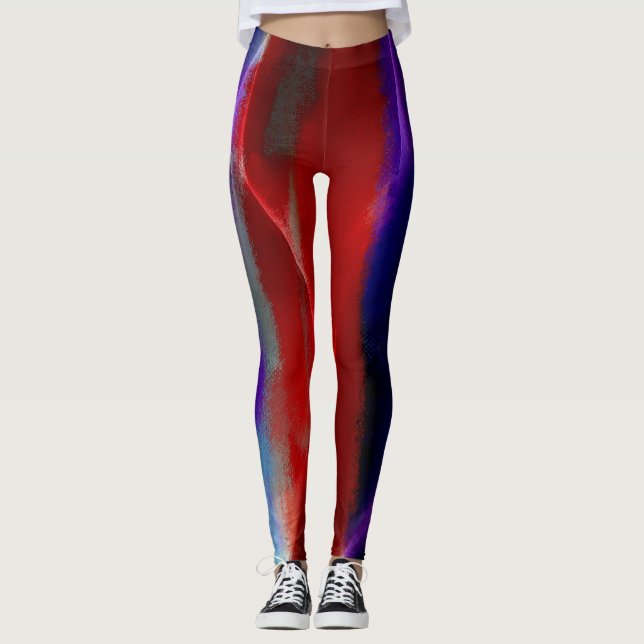Färg Stänk #14 Leggings (Framsida)