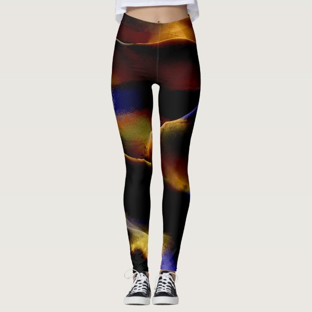 Färg Stänk #17 Leggings (Framsida)