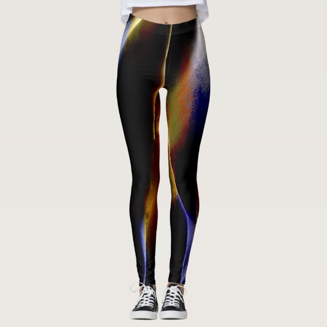 Färg Stänk #18 Leggings (Framsida)