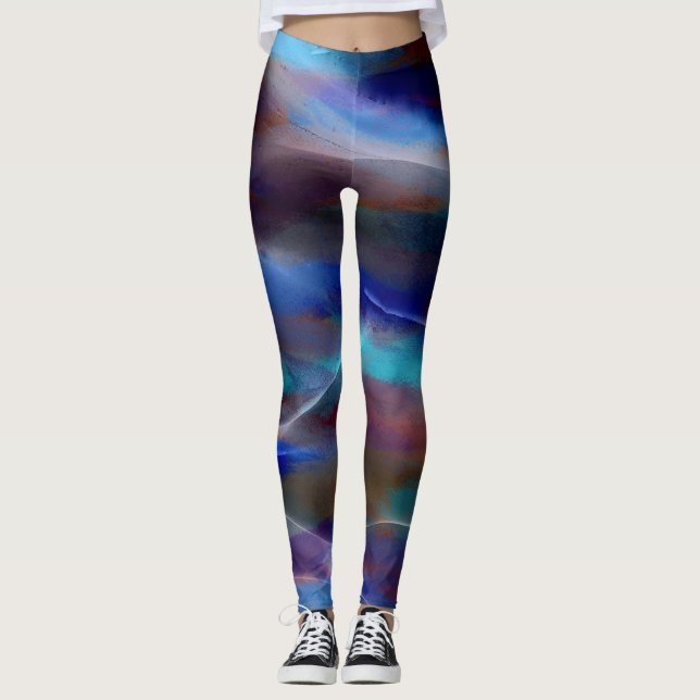 Färg Stänk #2 Leggings (Framsida)