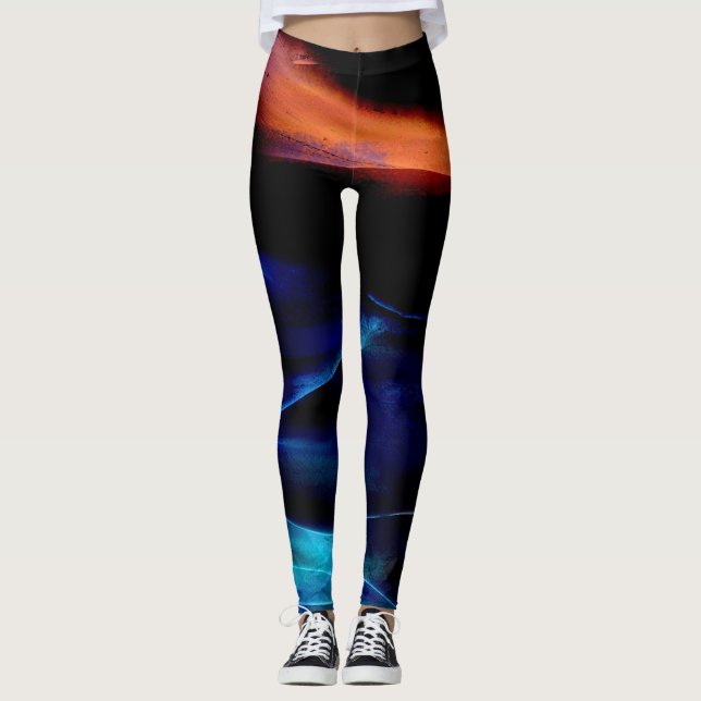 Färg Stänk #6 Leggings (Framsida)