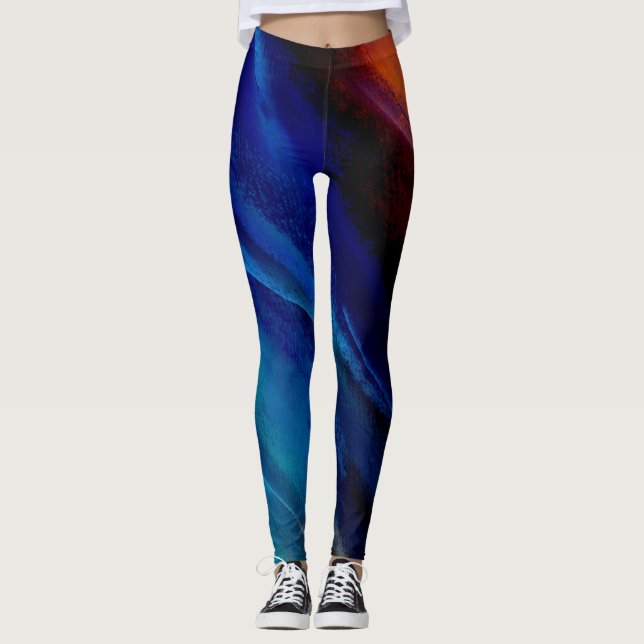 Färg Stänk #7 Leggings (Framsida)