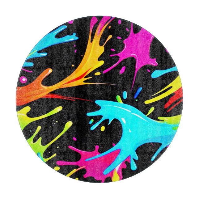 Färg Stänk: Abstrakt konst (Framsidan)