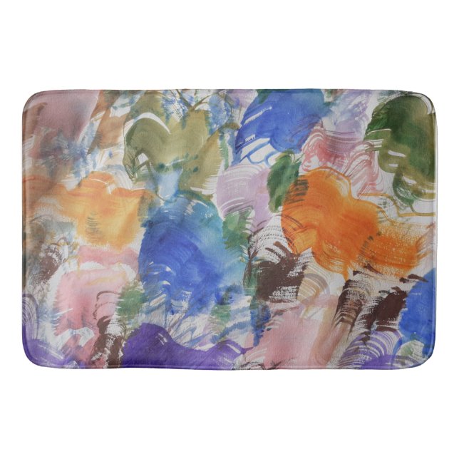 Färg Stänk Bath Mat Badrumsmatta (Framsidan)