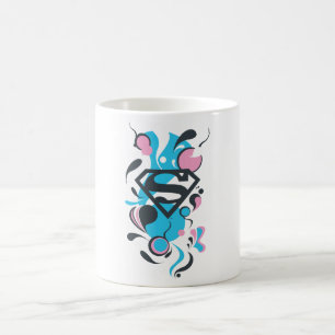 Färg Stänk Blue Kaffemugg