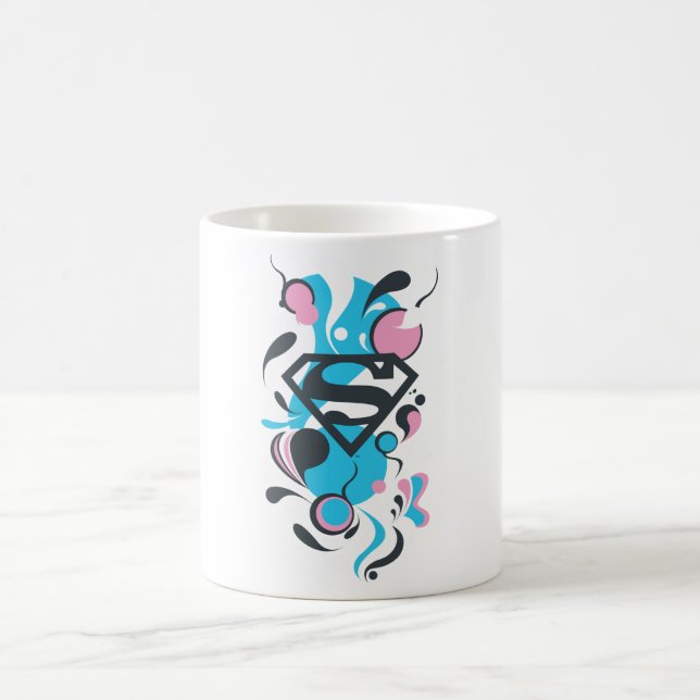 Färg Stänk Blue Kaffemugg (Center)