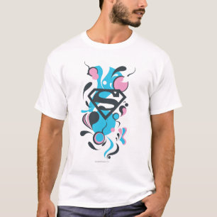Färg Stänk Blue T Shirt