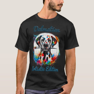 Färg Stänk Dalmatisk konstnär T Shirt