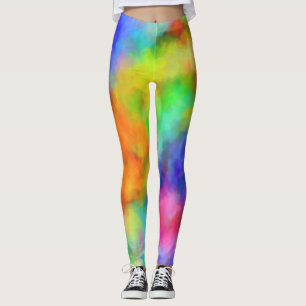 Färg Stänk Leggings