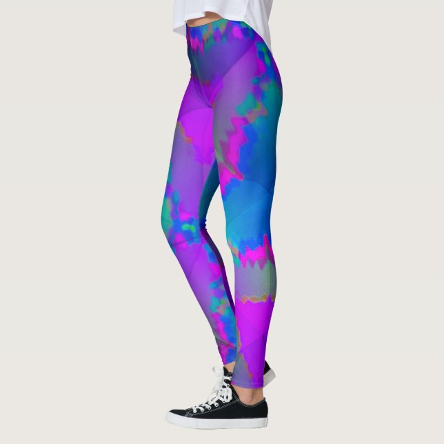 färg stänk leggings (Vänster)