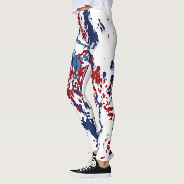 Färg Stänk Leggings (Vänster)