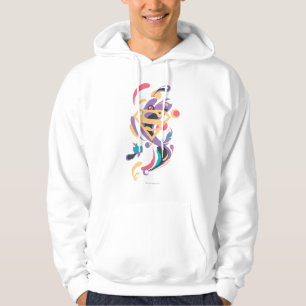 Färg Stänk Orange Sweatshirt