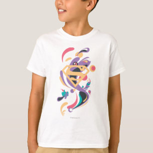 Färg Stänk Orange Tee Shirt