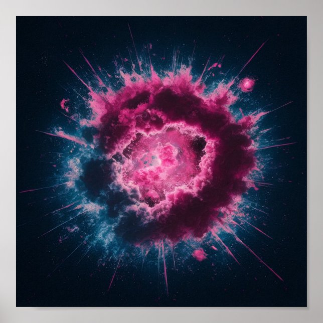 Färg Stänk Poster (Framsidan)