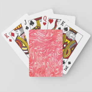 Färg struktur (pärlgrädda jordgubbsgrädde) casinokort