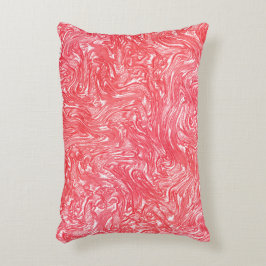 Färg struktur (pärlgrädda jordgubbsgrädde) prydnadskudde