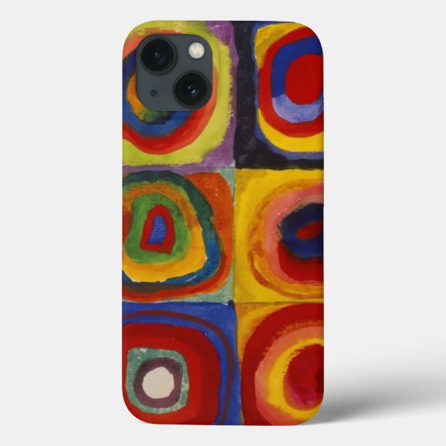 Färg Studie av Squares Circles i Pad Air Case (Baksida)