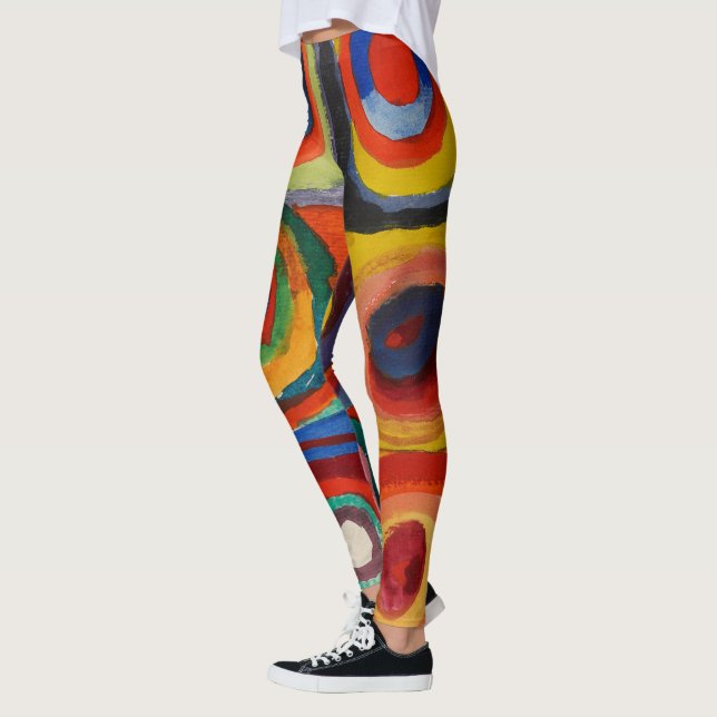 Färg Study, 1913 of Wassily Kandinsky Leggings (Vänster)
