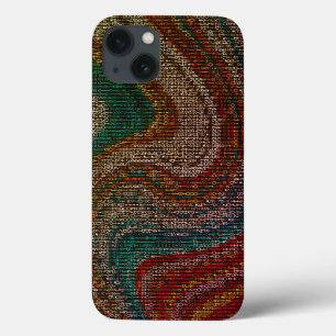 Färg Swirl Digital Abstrakt Fodral-Mate iphone cas