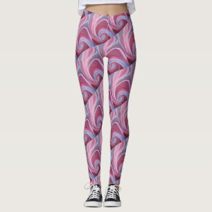 Färg Swirl Leggings