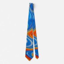 Färg Swirl Manar apparnecktie