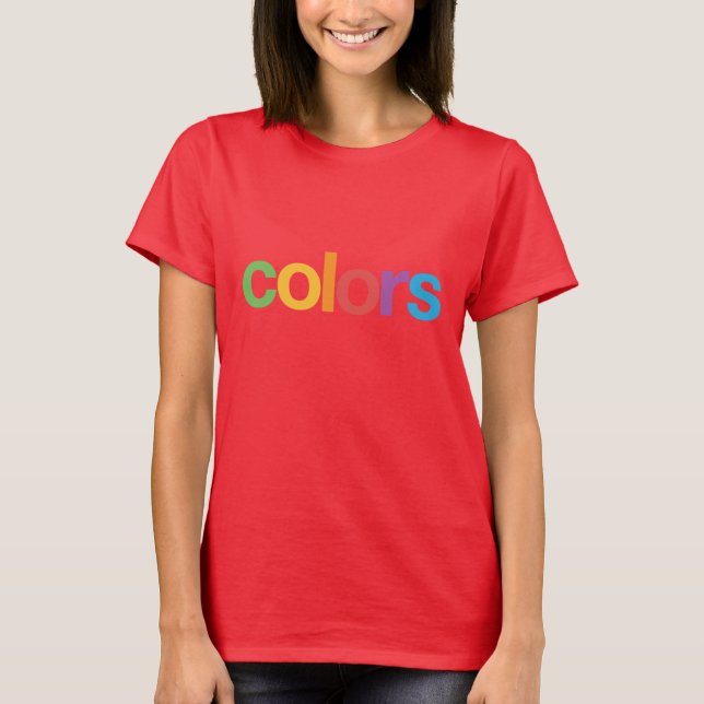 Färg T-Shirt (Framsida)