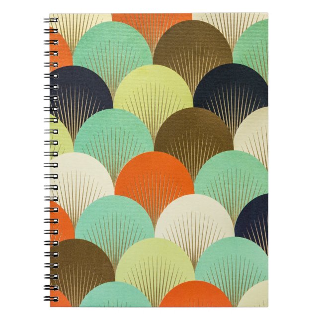 Färg tapet: konstnärlig design. anteckningsbok (Framsidan)