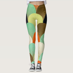 Färg tapet: konstnärlig design. leggings