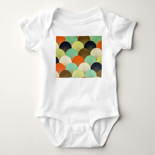 Färg tapet: konstnärlig design. t shirt (Framsida)
