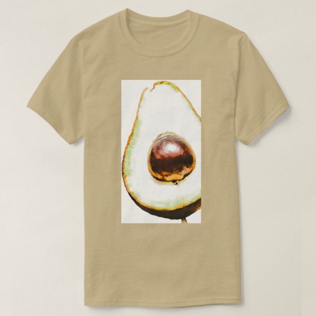 Färg Teckning i Avocado T Shirt (Design framsida)