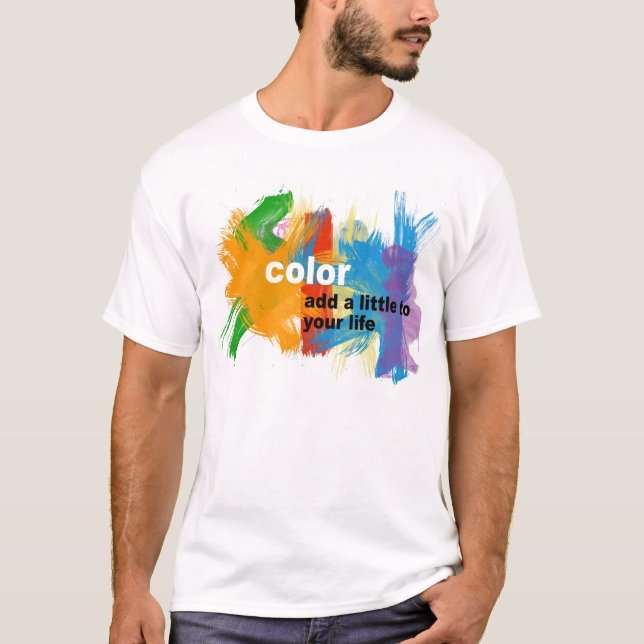 Färg Tee Shirt (Framsida)
