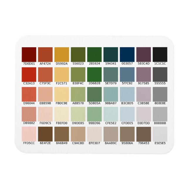 Färg-test Magnet (Horisontell)