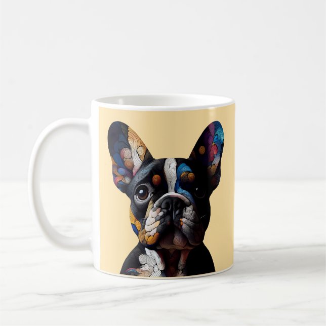 Färg Theory Frenchie Kaffemugg (Vänster)