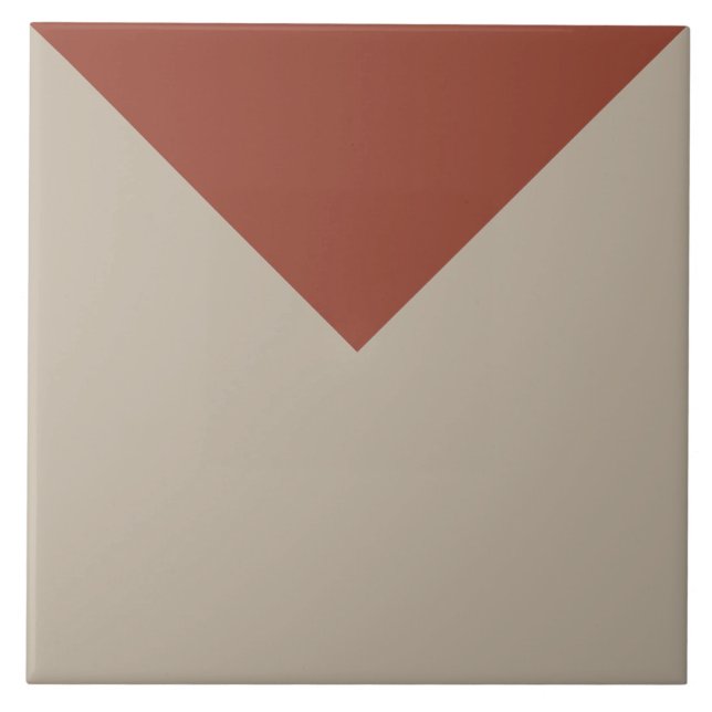 Färg Tile för Geometric Mid-sekel Kakelplatta (Framsidan)