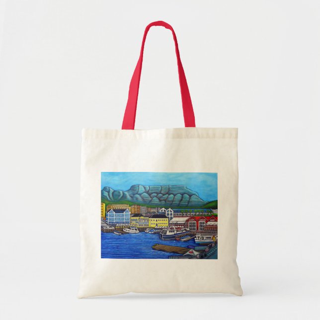Färg till Cape Town Tote Bag Tygkasse (Framsidan)