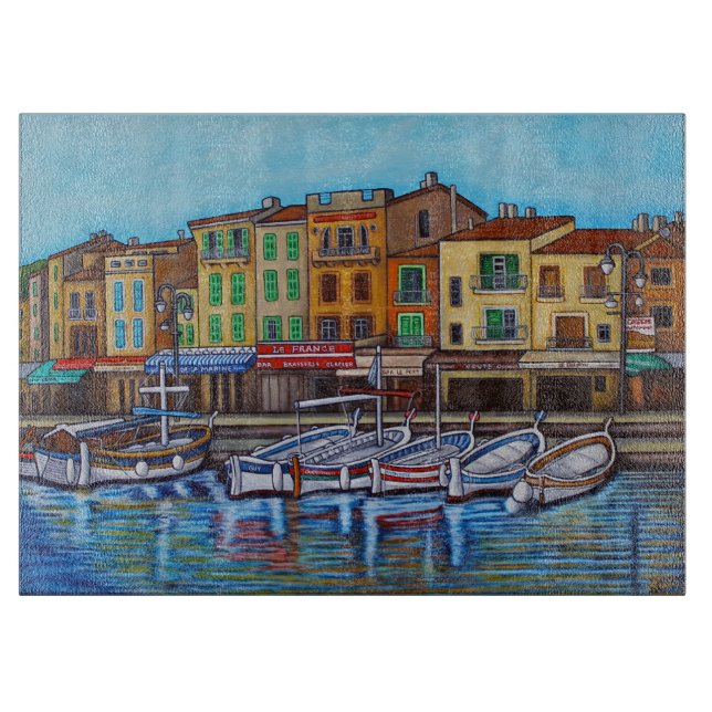 Färg till Cassis Decorative Glass Cshing Board (Framsidan)