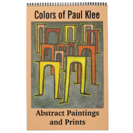 Färg till Paul Klee Abstrakt Paintings and Prints Kalender