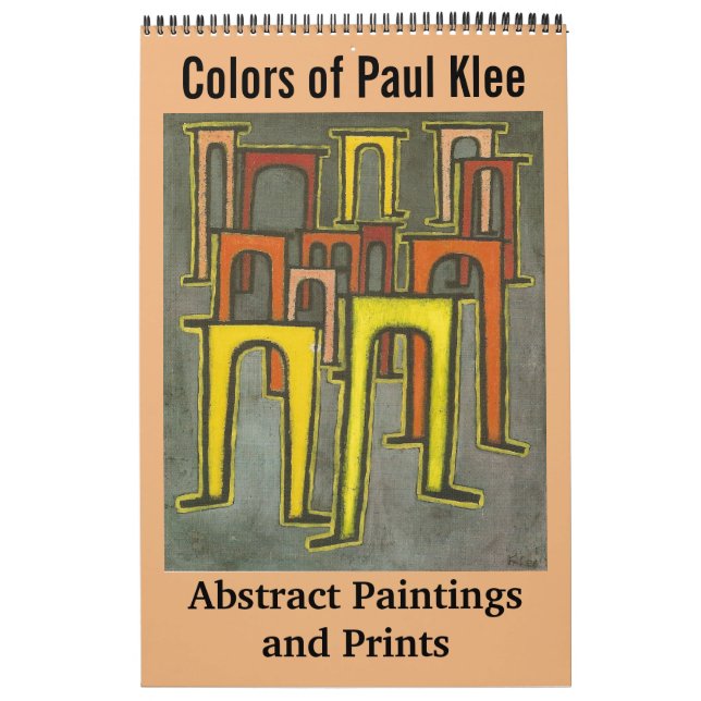 Färg till Paul Klee Abstrakt Paintings and Prints Kalender (Omslag)
