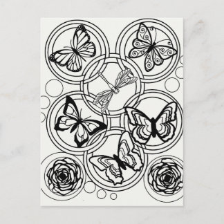 Färg tonåring din egen vuxen vykort