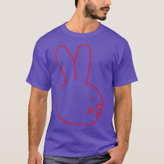 Färg under 2023 Viva Magenta Bunny Rabbit P T Shirt